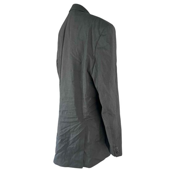 Michael Kors Dark Grey Button Single Breasted Notched Lapel Mens Blazer Size 44L - Picture 11 of 16
